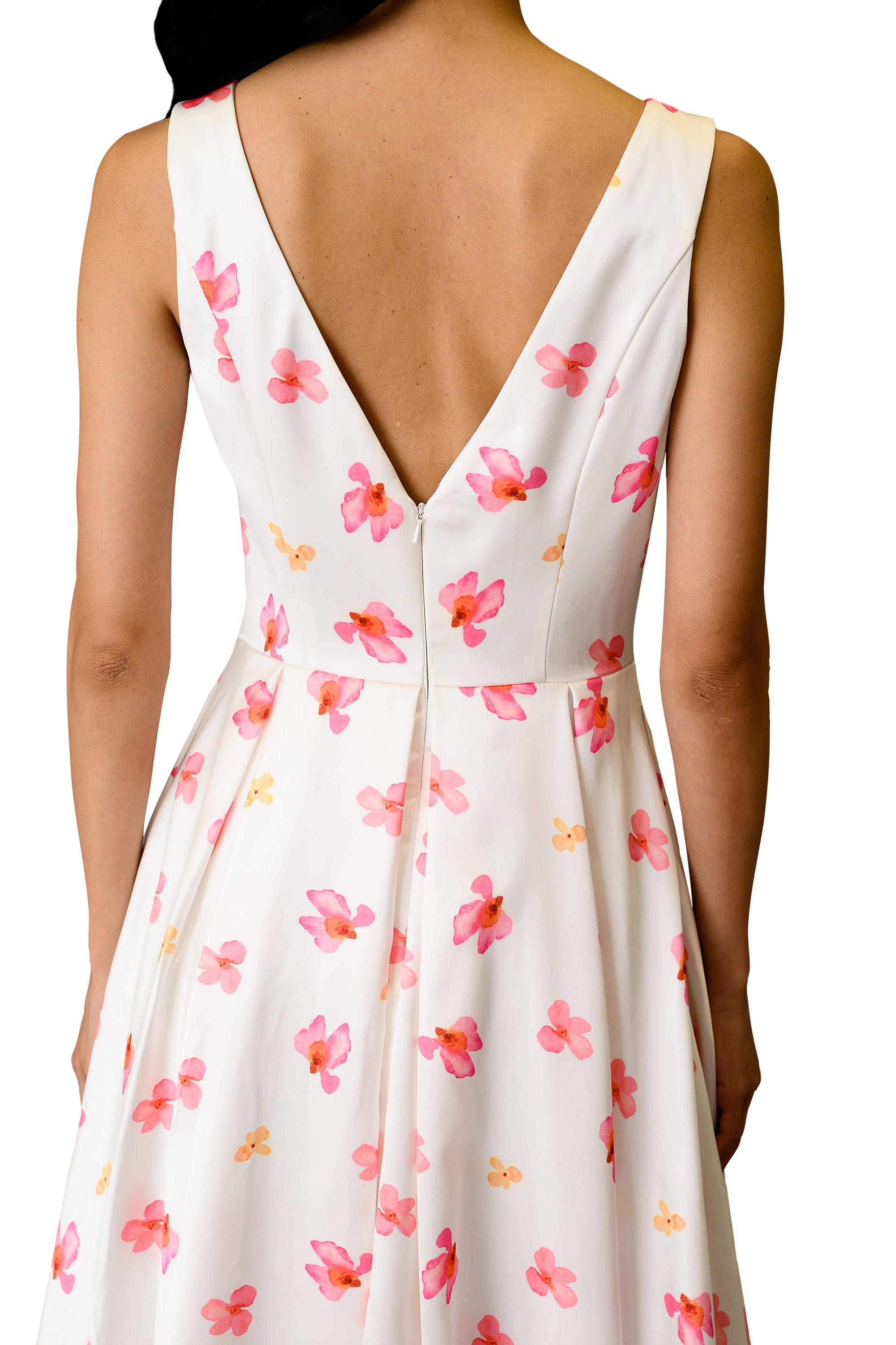 Clara – Midikleid mit Blumenmuster