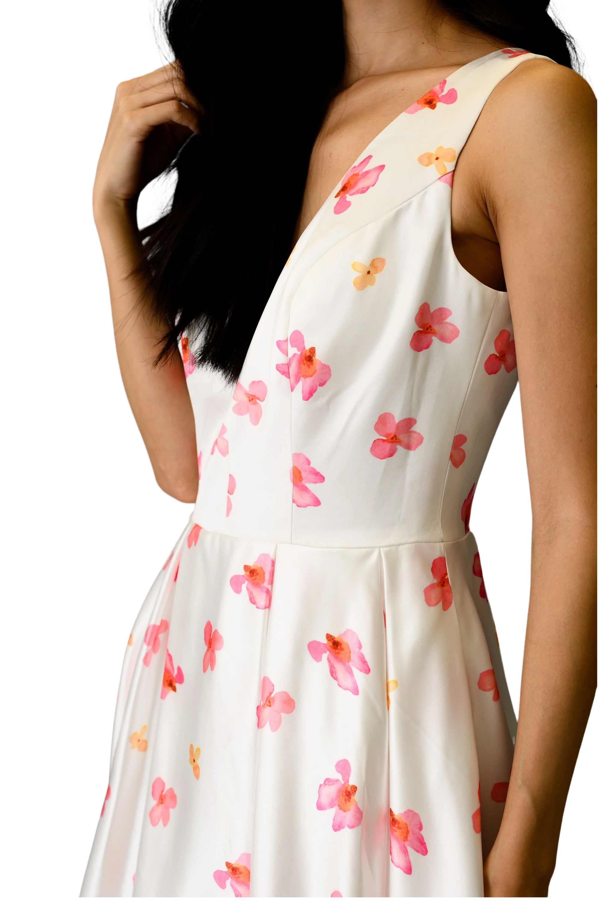 Clara – Midikleid mit Blumenmuster